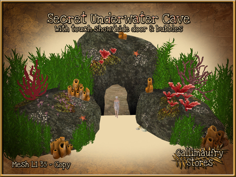 Second Life Marketplace - *GALLI* - MESH - Secret Underwater Cave